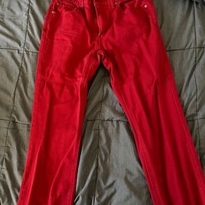 I am selling all red levis